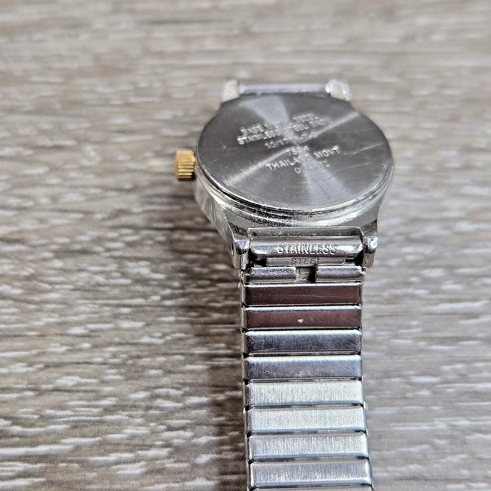 Anne Klein‎ II Two Tone Stainless Steel Women's Round Quartz Watch  6.5